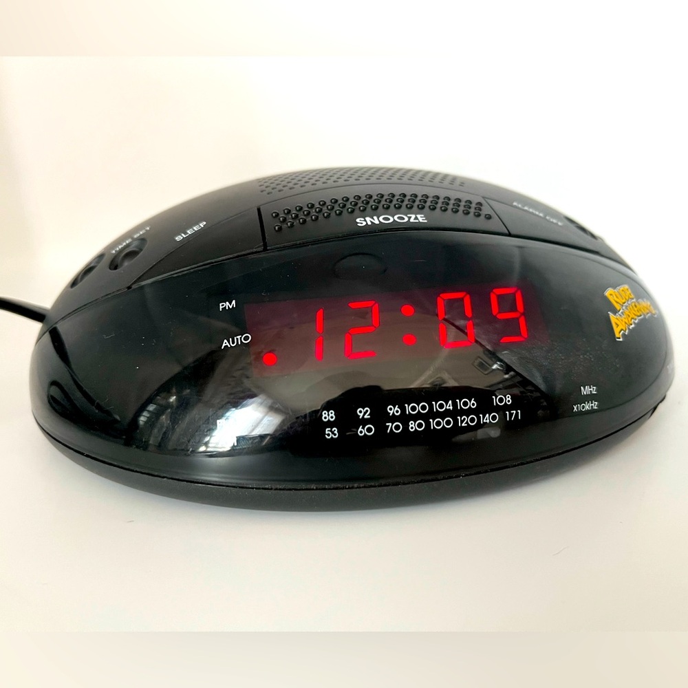 Vtg BOINK “Rude Awakening” Talking Alarm Clock - Gag Gift Novelty Insult Prank